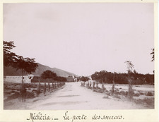 Algeria, Mécheria, la porte des sources vintage citrate print citrate print