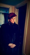 FAUX FUR JACKET-USA made.