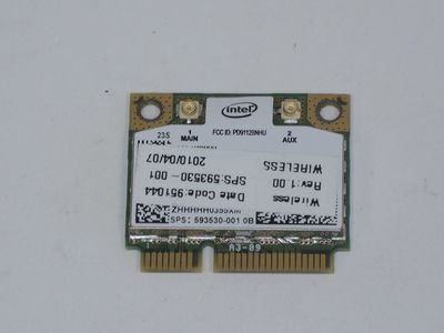   HP Intel Centrino Wireless-N 1000 802.11 b/g/n (1x2) WLAN Module 593530-001