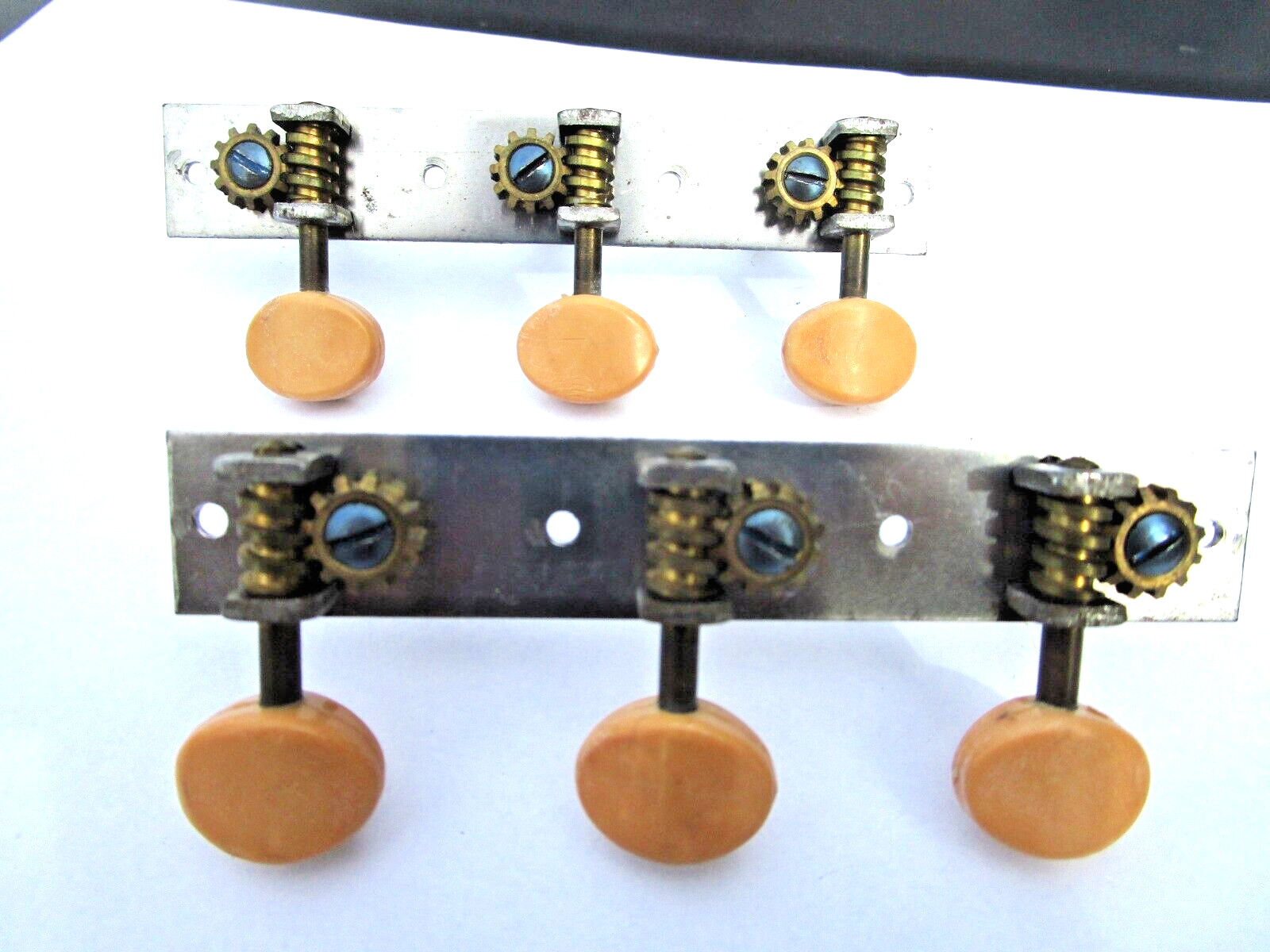 MARTIN, GIBSON, GRETCH WAVERLY GUITAR TUNERS, 1940'S - 1950'S, STAMPED, SCREWS