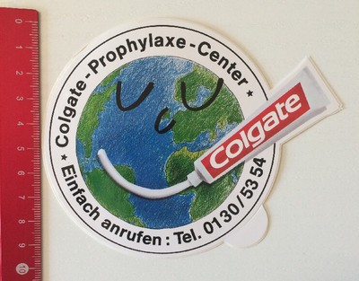 Aufkleber/Sticker: Colgate-Prophylaxe-Center - Einfach Anrufen (240516111)
