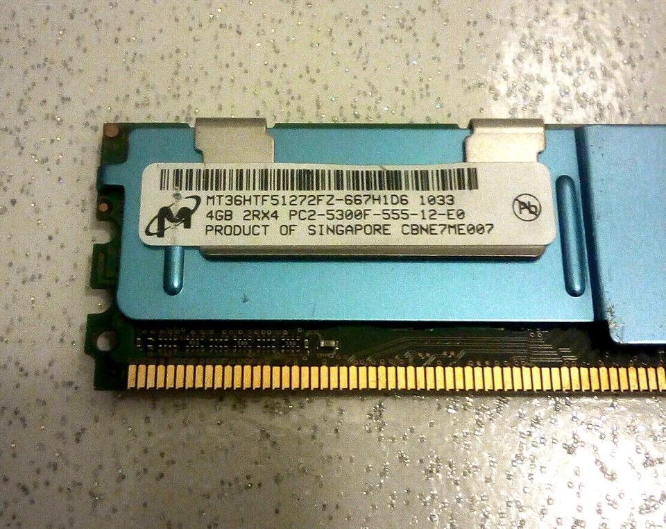 Ram 4GB Micron DDR2 667 Mhz ECC FB-DIMM - Immagine 2 di 4