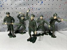 LOUIS MARX  CO 6" Russian Soldiers Lot Of 6 Painted