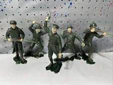 LOUIS MARX & CO 6" Russian Soldiers Lot Of 6 Painted