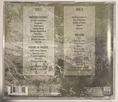 Demolition Hammer - Necrology Anthology CD 2008 Century Media