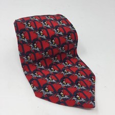 VTG Balacine The Tie Works Disney Mickey Mouse Riding a Horse Equestrian Walt
