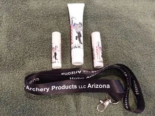 Natural String & Rail Wax plus Lanyard .. Compound or Crossbow Hobo Archery