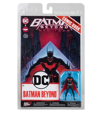McFarlane DC Page Punchers Batman Beyond 3'' Action Figure w/ Neo-Year Comic New