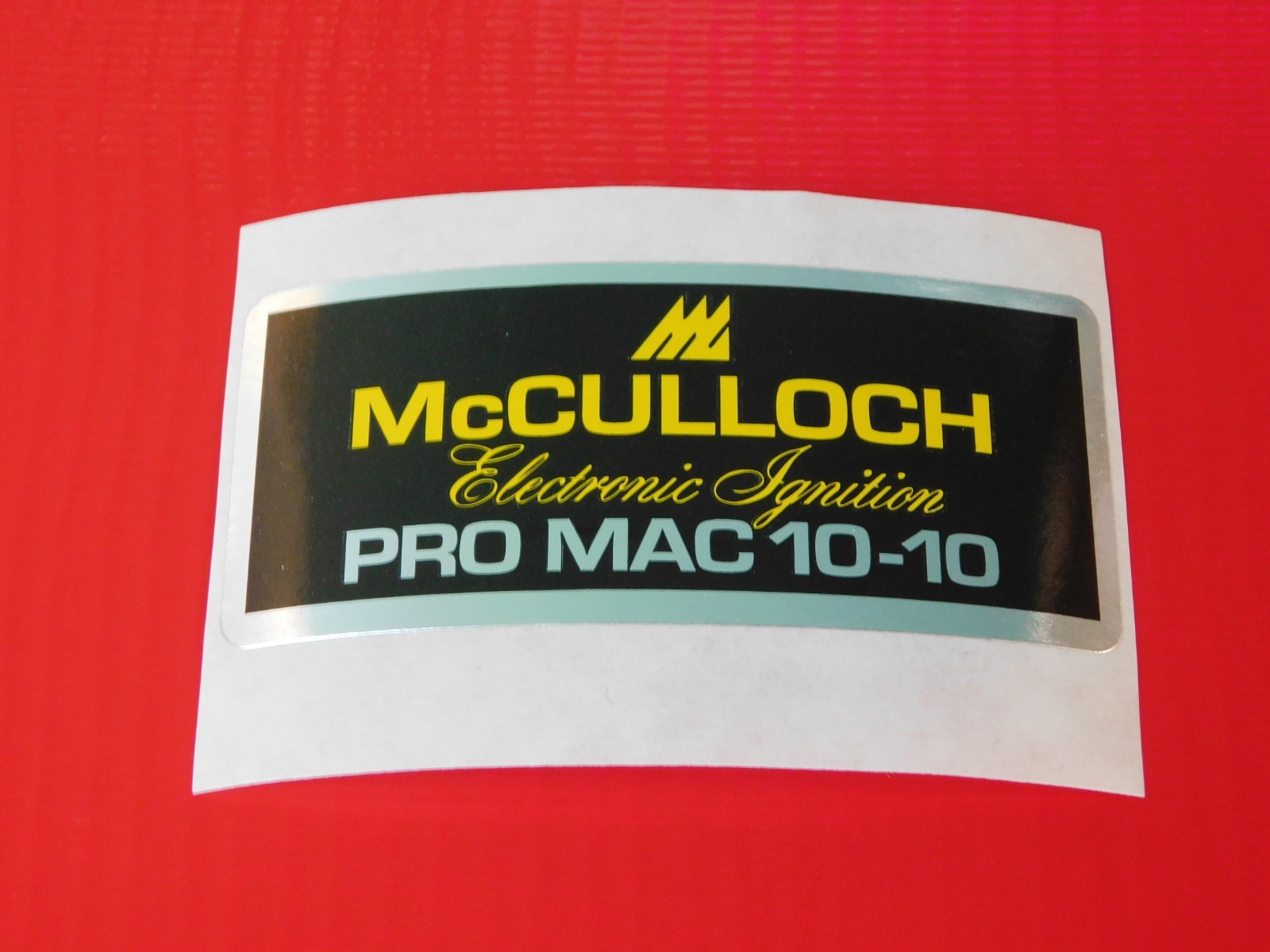 McCULLOCH CHAINSAW PRO MAC 1010 DECAL UP485 DECAL A eBay