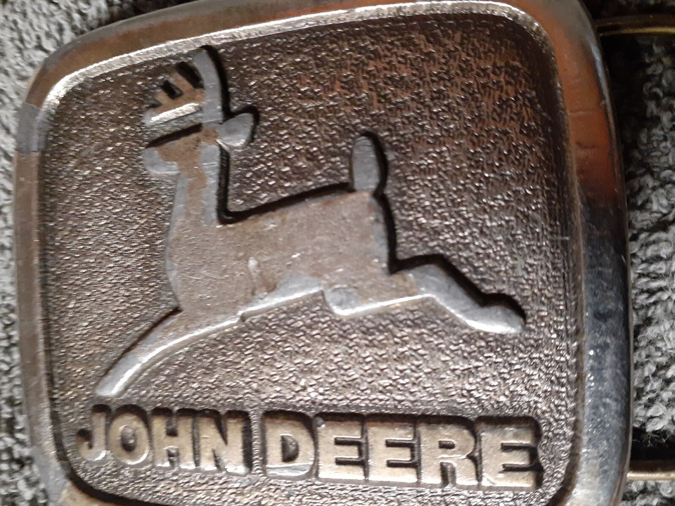 John Deere Logo Belt Buckle, Fuller Land Company Inc. Hope, North
