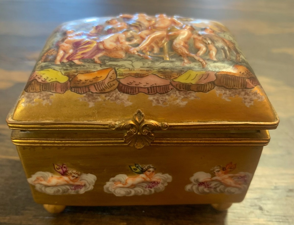 CAPODIMONTE Box 2.5x3.25x2.5 | eBay