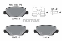 Bremsbelagsatz FÜR Fiat Tipo SchrÄGheck (356 , 357 ) - Textar 2244901
