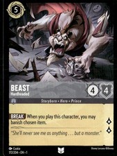 BEAST - HARDHEADED 172/204 UNCOMMON THE FIRST CHAPTER LORCANA NM
