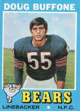 Doug Buffone Bears 1971 Topps Football #126 VG Condition no creases Bx10a