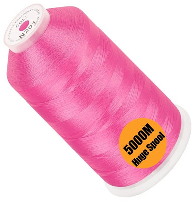New brothread - Single Huge Spool 5000M Each Polyester Embroidery Machine Thread