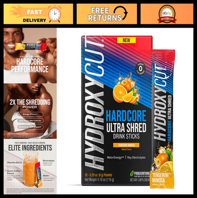 Hydroxycut Ultra Shred Drink Mix - Hardcore Tangerine Mimosa, Weight Loss Boost