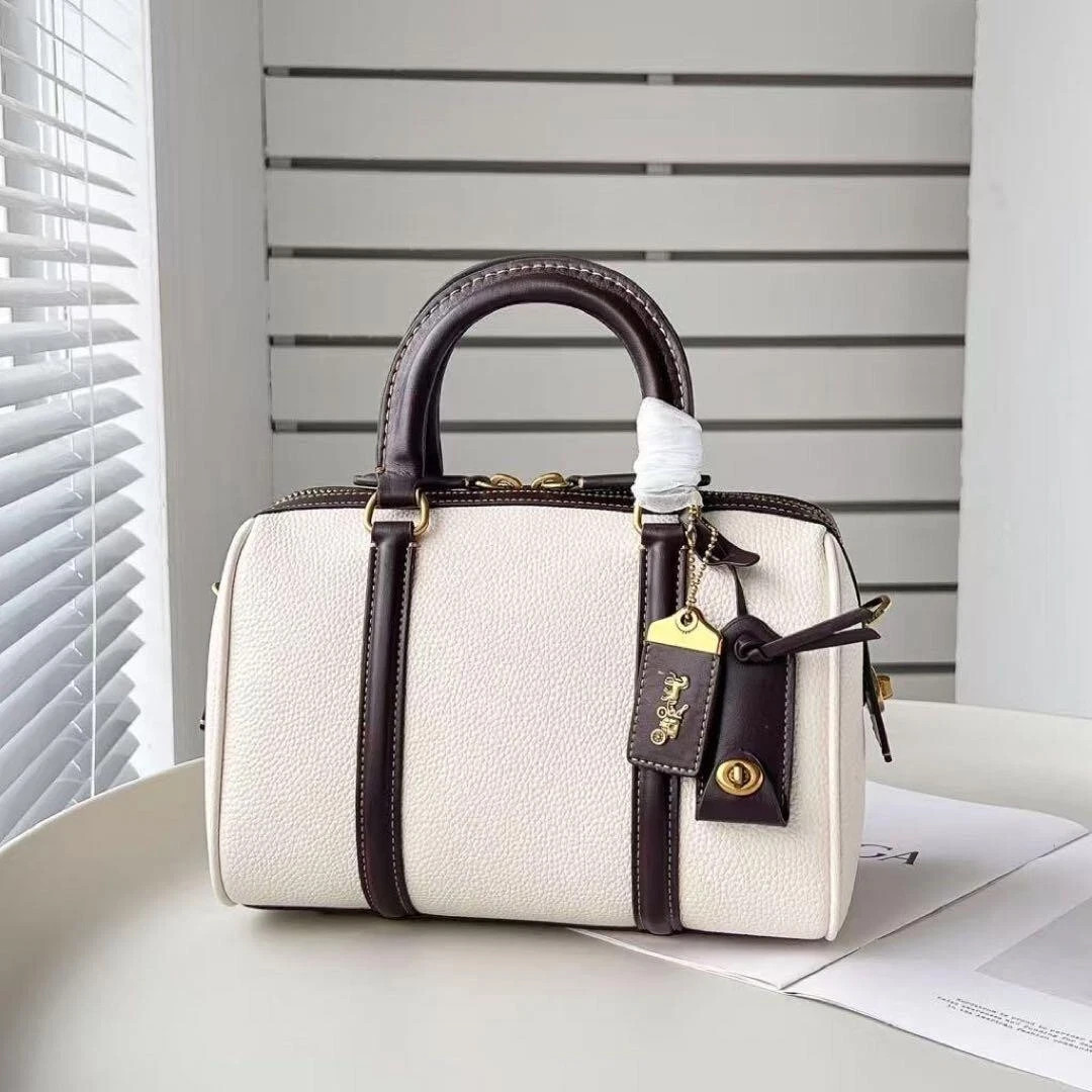 Coach Ruby Satchel 25 Color Block C8530 H 7.09 in × W 9.84 in × D