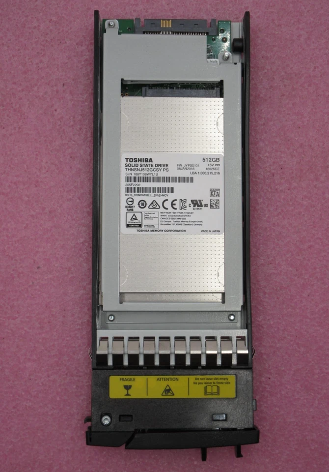 Pure Storage SAS 6Gb/s 1TB 2.5" Flash Dual SATA SSD PS83-0137-00 For FlashArray - Image 4 of 4