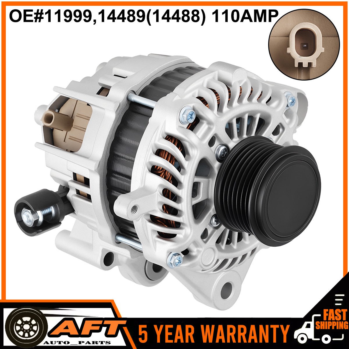 OEM Alternator For Honda Accord 2013 2014 2015 2016 2017 2.4L 14488 14489 11999