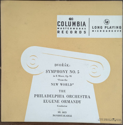 DVOŘÁK:SYMPHONY NO. 5in E Minor/''From the NEW WORLD''/Ormandy/Philadelphia/VG+