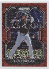 2021 Panini Prizm Tier II Red Donut Circle Prizm 16/99 Luis Gonzalez #163 02v3