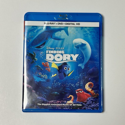 Disney Pixar Finding Dory Blu-ray + DVD + Digital HD, PG Family/Animation Movie