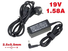 Laptop Power Supply 19V 1.58A Connector 2.5x5.5mm - For Toshiba