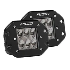 Rigid 512313 D-Series Pro Off Road Specter Driving Flush Mount LED Light 36V 44W