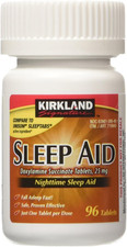 KIRKLAND SIGNATURE Sleep Aid Doxylamine Succinate 25 Mg X Tabs 53201812 No Fla