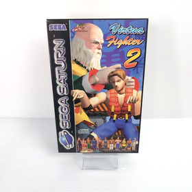 VIRTUA FIGHTER 2 SAW Saturn COMPLETE Multilingual (ITA) with Manual - Tested