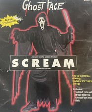 Scream Ghost Face Adult Costume Robe Mask Belt Fun World Easter Unlimited 1997