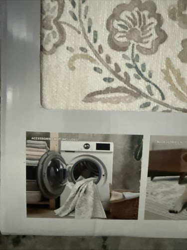 New Wyatt & Ash  Machine WASHABLE  Indoor Area Rug, Zinna 5ft 3in x 7ft 5in - 第 5/8 張圖片
