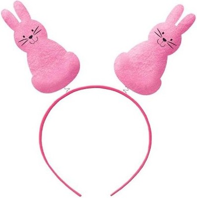 amscan Egg-stra Special Pink Easter Bunny Shaped Head Bopper Party Accessory, Pl