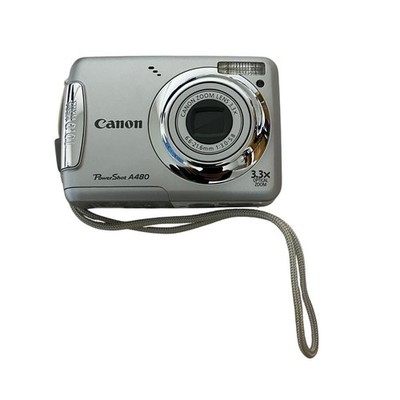 Canon PowerShot A480 kompakte Digitalkamera silber geprüfter CCD-Sensor