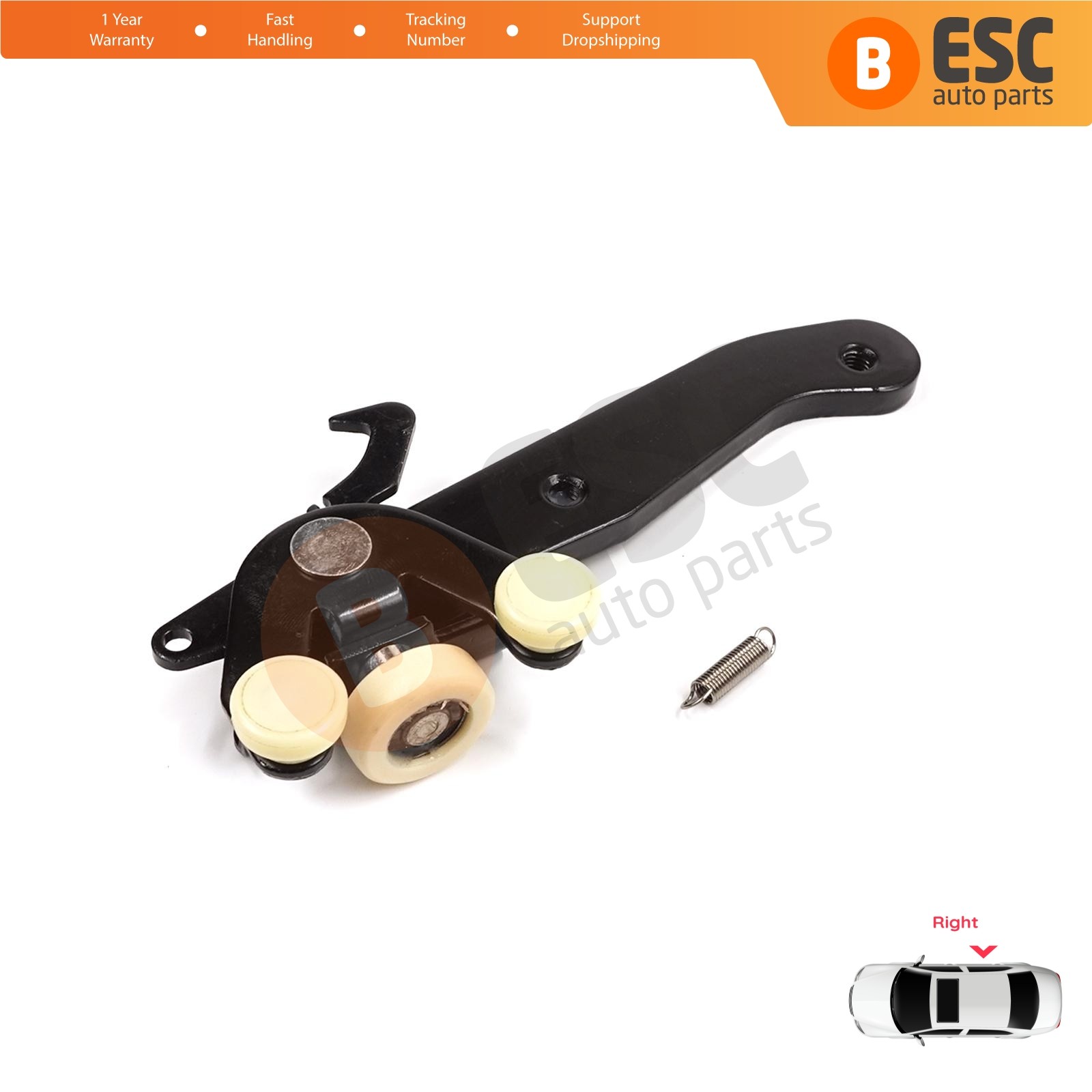 Right Sliding Door Lower Roller Guide for VW Transporter T5 T6 Caravelle Multiva