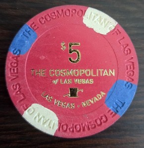 $5 Cosmopolitan Casino Las Vegas, NV New Release 2026 Hot Stamp Casino Chip