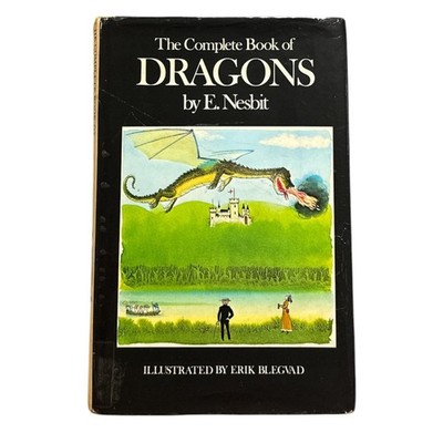 The Complete Book Of Dragons Edith Nesbit Erik Blegvad Vintage Children's HC