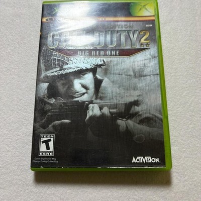 Call of Duty 2 Big Red One Collectors Edition Original Xbox CIB Tested