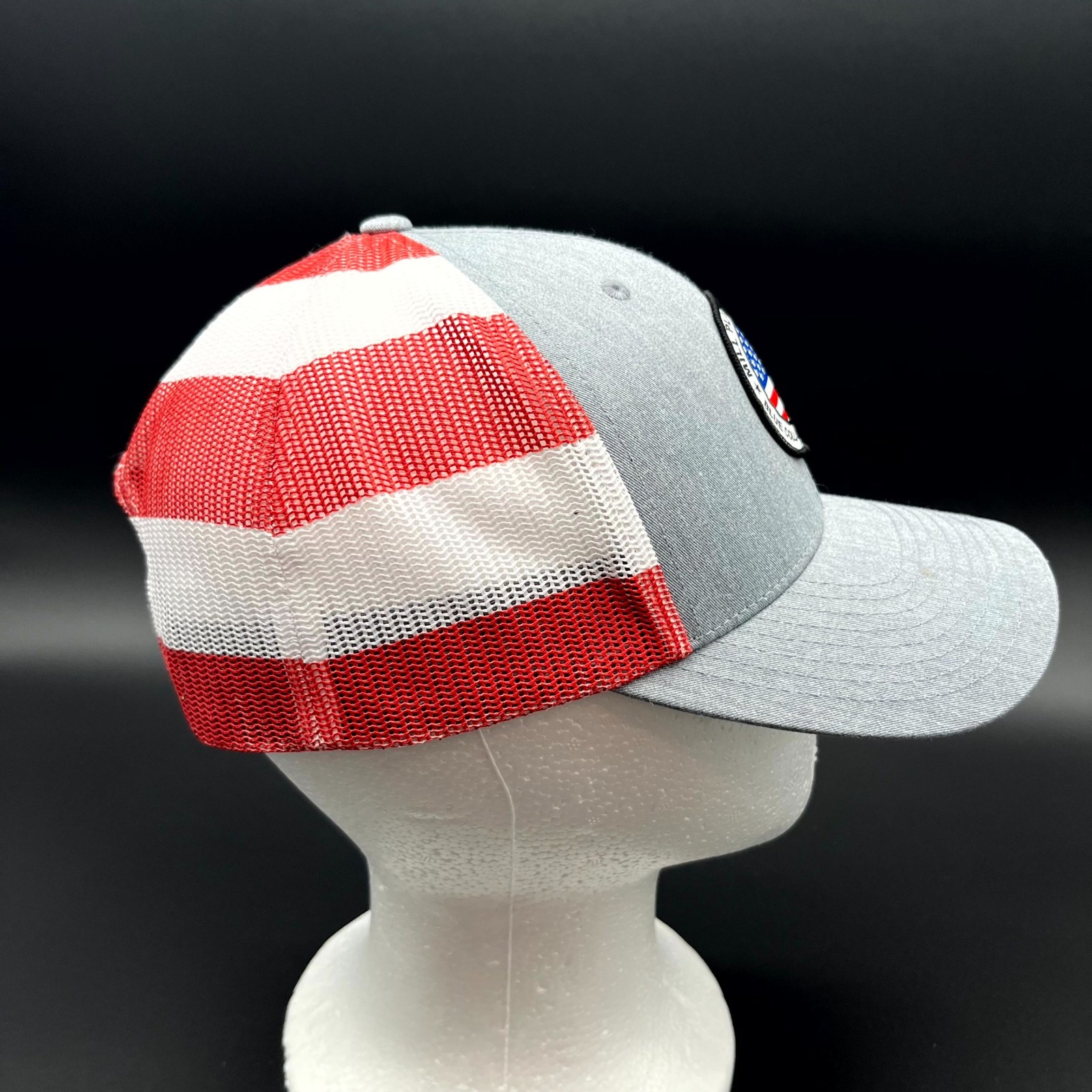 USA Flag Mill Plain Electric Patch Hat Richardson… - image 3