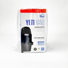Blue Yeti Nano Premium Dual-Pattern USB Microphone Logitech - Black, NEW
