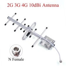 2G/3G/4G Yagi Antenna 10dBi 698-2700MHz Outdoor LTE Antenna N Female Connector