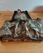 Hunting Vest Camo Men's 2 XL-3XL. Turkey Hunting. Detachable Padded Seat. Pocket