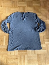 Herren Longsleeve XL (56) – Waffelstoff / Henley Shirt