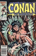 Conan the Barbarian Mark Jewelers #186MJ VG 4.0 1986 Stock Image Low Grade