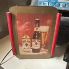 Red Top Vintage Lighted Beer Advertising Sign Display w/ Power Cord, Breweriana