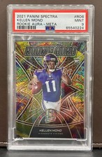 Kellen Mond 2021 Spectra Rookie Aura Meta /25 PSA 9