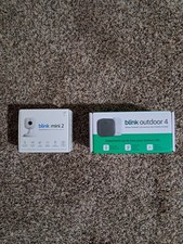 New Blink Mini 2 Wired Wireless Blink Outdoor 4 Security Camera Bundle