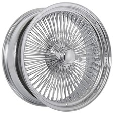 La Wire Wheels 20x8 Standard 150-spoke Straight Lace Chrome Rims 4pcs A2