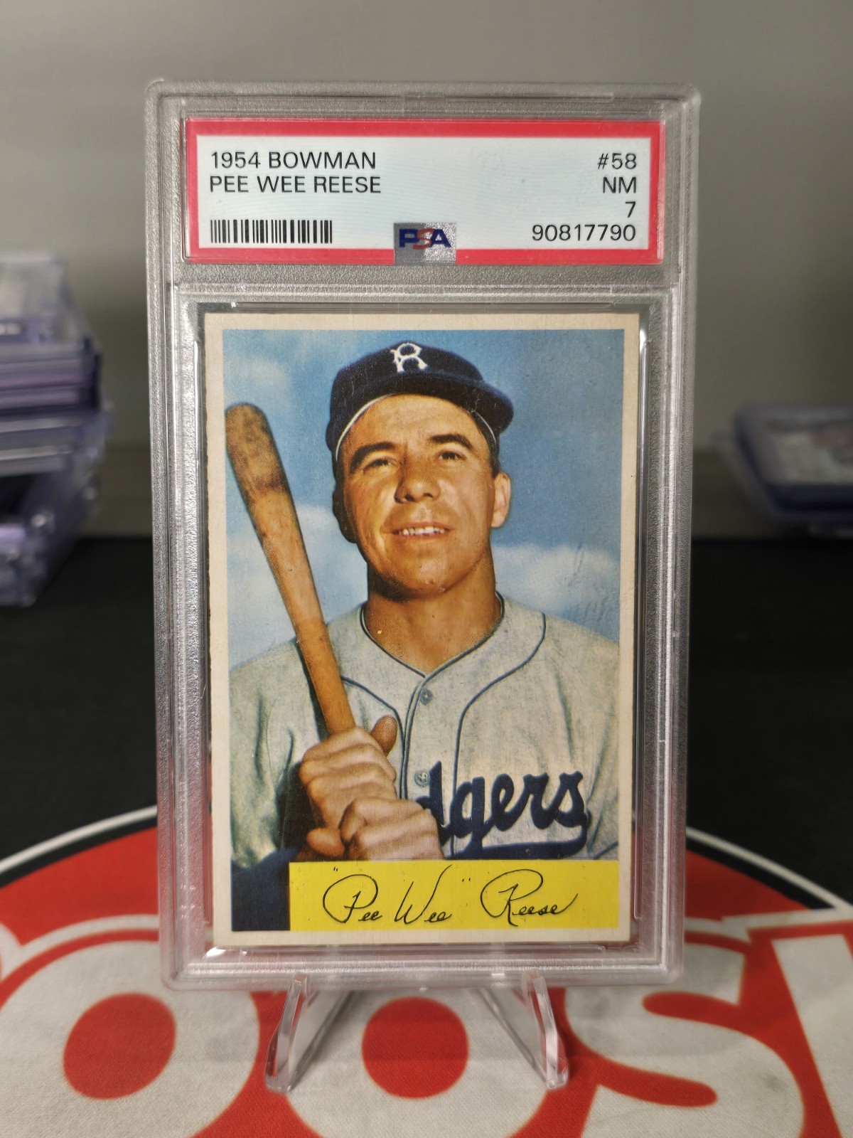 1954 Bowman - Pee Wee Reese #58 PSA 7