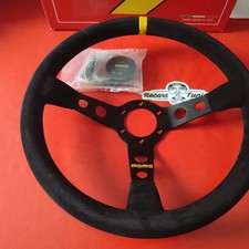 MOMO Lenkrad Mod.07, schwarz, Wildleder, 350 mm NFC , 911er,GTE,GTI,CIH usw.